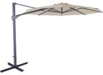 Soluna Umbrelă terasă suspendată Soluna Ardennes Ø 300 cm H 251 cm 220 g/mp ecru (AG5CB-30 ALMOND)