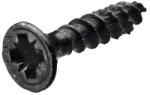 Hettich Șuruburi pentru lemn cu cap înecat cruce Hettich 3, 5x16 mm oțel vopsit negru, 40 bucăți (9304520)