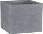 Geli Ghiveci flori Geli Cube pătrat plastic 29, 5x29, 5x28 cm gri deschis (17403059)