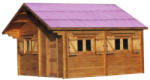 Habrita Căsuță de grădină HABRITA Magny cu pantă dublă fără podea lemn masiv rășinoase netratat 519x681 cm natur (MG 5060.02)