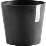 Ecopots Ghiveci Ecopots Amsterdam Mini plastic Ø 17 cm H 14, 9 cm gri închis (AM.17.DG)