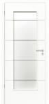 CLASSEN Foaie de ușă Classen Discovery 1 alb CPL MDF 203, 5x84, 4 cm stânga (10026)