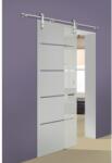 Pertura Foaie de ușă de sticlă Pertura Tildra 4 dungi 2043x920x8 mm stânga (62413)