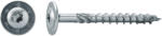 Dresselhaus Șuruburi pentru lemn cu cap semibombat Torx Dresselhaus JD-Plus 10x120mm oțel zincat 50 piese (0/1148/001/ 10,0/ 120/ /01)