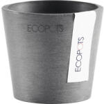 Ecopots Ghiveci Ecopots Amsterdam Mini plastic Ø 8 cm H 7 cm gri (AM.8.GR)