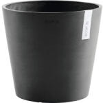 Ecopots Ghiveci Ecopots Amsterdam cu sistem de irigare plastic Ø 40 cm H 35 cm gri închis (AMWR.40.DG)