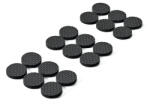 Hettich Amortizoare anti-alunecare pentru mobilă Hettich 28x5mm negru pachet 18 bucăți autoadezive (9190992)