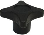 Dresselhaus Piulițe cu 4 aripi de strângere Dresselhaus M6 x 40mm plastic negru (0/4972/705/6/17)