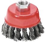 VERTO Perie sârmă cupă Verto Ø75mm, sârmă dură de oțel (62H130)