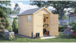 Konsta Căsuţă de grădină Konsta Blockhaus cu podea 181x239 cm natur (8X6LL19PWNF)