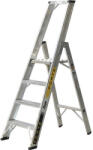 ALVE Scară aluminiu Alverosal Forte 1x4 trepte max. 150kg (9304)