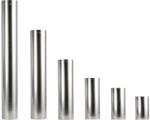 Bertrams Burlan șemineu Ø110 mm aluminizat la cald 1 m (1001107)
