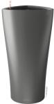 Lechuza Ghiveci Lechuza Delta Ø 30 cm H 56 cm antracit metalic incl. sistem de irigare, inserție plante, substrat, indicator al nivelului de apă (15503)