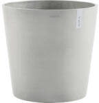 Ecopots Ghiveci Ecopots Amsterdam cu sistem de irigare plastic Ø 50 cm H 43, 8 cm alb-gri (AMWR.50.WG)
