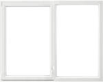 ARON Fereastră PVC termopan ARON Econ 5 camere geam tripan 146x116 cm deschidere dublă stânga + fixă (W2DRHROCK1.0002)