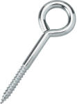 Dresselhaus Șuruburi pentru lemn cu ochi Dresselhaus 7, 8x100 mm oțel zincat, 10 bucăți, pentru montaj schele (0/4214/001/7,8X100/78)