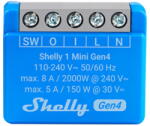 Shelly Releu inteligent 51923, 110-240 V, Albastru (51923) - 24mag