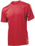 DCT Tricou la baza gâtului Indus din bumbac roșu, mărimea XXXL (9059-R-XXXL)