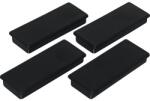 Industrial Magneți de organizare Industrial 55x22, 5mm negru, set 4 bucăți (30225.SCHWARZ.HB)