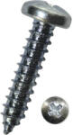Dresselhaus Șuruburi pentru tablă cu cap bombat cruce Dresselhaus 3, 9x13 mm DIN7981 oțel zincat, 100 bucăți (0/6040/001/3,9x13/02)