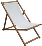 Garden Place Șezlong grădină pliabil Garden Place lemn 90x60x80 cm bej (HOP43301)