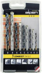 Alpen Burghie metal și zidărie Alpen Ø3-8 mm, set 9 piese (802122100) Burghiu