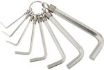 WGB Set chei hexagonale WGB 2-10 mm, 8 piese, crom-vanadiu (69201276) Cheie imbus