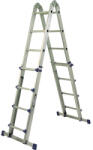 WERNER Scară aluminiu profesională telescopică WERNER aluminiu 4 tronsoane 4x4 trepte (48974)