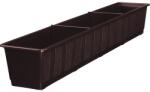 Geli Jardinieră Geli standard, plastic, 100x17x14 cm, maro (80310008)