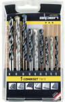 Alpen Burghie lemn, metal și zidărie Alpen Ø5-8 mm, set 9 piese (802102100) Burghiu