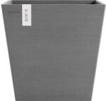 Ecopots Ghiveci Ecopots Rotterdam cu sistem de irigare plastic 35, 2x35, 2x34 cm gri (ROTWR.35.GR)