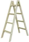 ALVE Scară dublă din lemn Alverosal 2x4 trepte max. 100kg (40015000)