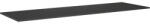 Jungborn Blat lavoar baie marmură compactă antracit 161x46 cm Jungborn (168208)