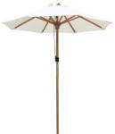Garden Place Umbrelă terasă Garden Place Ø 180 cm H 235 cm lemn/ poliester bej (UMB1.8)