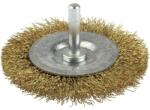 Lessmann Perie sârmă rotundă Lessmann Ø75mm, sârmă fină placată cu alamă (410.136.HB)