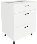 haaus Corp inferior bucătărie Karo 60 cm, 3 sertare, alb (917067)