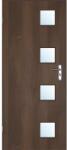 CLASSEN Foaie de ușă Classen nuc Modena 4 MDF 203, 5x74, 4 cm stânga (1145)