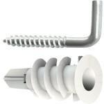 Tox Dübel Dibluri plastic autoforante cu cârlig Tox Pirat Leslie 4x35 mm, 4 bucăți, pentru gipscarton (68701501)