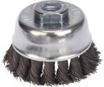 Lessmann Perie sârmă cupă Lessmann Ø90mm, sârmă dură de oțel (485.237.HB)