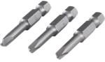 wolfcraft Set biți „Y tri-wing Wolfcraft Solid 1/4" 1/2/3 50mm, 3 piese (1268000) Set capete bit, chei tubulare