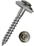 Dresselhaus Șuruburi pentru tablă cu cap semibombat Torx și șaibă cauciuc EPDM Dresselhaus 4, 5x55 mm oțel inox A2, 100 bucăți (0/3516/000/ 4,5/ 55/ /02)
