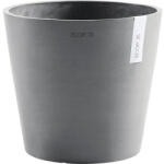 Ecopots Ghiveci Ecopots Amsterdam cu sistem de irigare plastic Ø 30 cm H 26 cm gri (AMWR.30.GR)