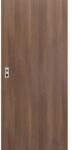 CLASSEN Foaie de ușă Classen nuc N1 MDF 203, 5x74, 4 cm glisantă cu decupaj pentru mâner metalic (N70)