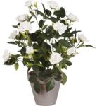 Mica Floare artificială Trandafir MICA H 33 cm alb (948334)
