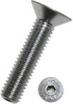Dresselhaus Șuruburi metrice cu cap înecat și hexagon interior Dresselhaus 3x6 mm DIN7991 oțel inox A2, 100 bucăți (0/3522/000/ 3,0/ 6/ /02)