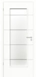 CLASSEN Foaie de ușă Classen Discovery 1 alb CPL MDF 203, 5x74, 4 cm stânga (10024)