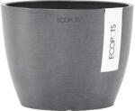 Ecopots Ghiveci Ecopots Stockholm plastic Ø 16 cm H 12, 5 cm gri (STH.16.GR)