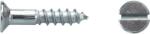 Dresselhaus Șuruburi pentru lemn cu cap înecat drept Dresselhaus 1, 6x12 mm DIN97 oțel zincat, 100 bucăți (0/0520/001/ 1,6/ 12/  /17)