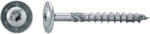 Dresselhaus Șuruburi pentru lemn cu cap semibombat Torx Dresselhaus JD-Plus 8x360mm oțel zincat 50 piese (0/1148/001/ 8,0/ 360/ /01)