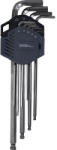 WGB Set chei hexagonale WGB cu cap sferic 1, 5-10 mm, 9 piese (63280096) Cheie imbus
